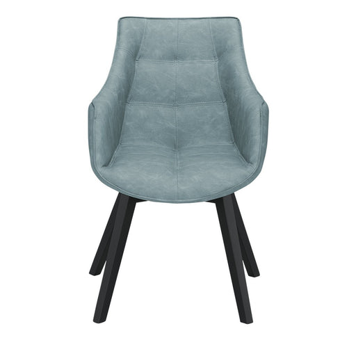 Scaun Reno Cu Brat Vintage Albastru, 62 Cm