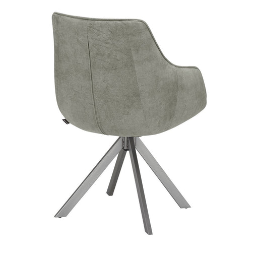 Scaun Rotativ Cu Brat Cloud , Gri Deschis, 59 Cm