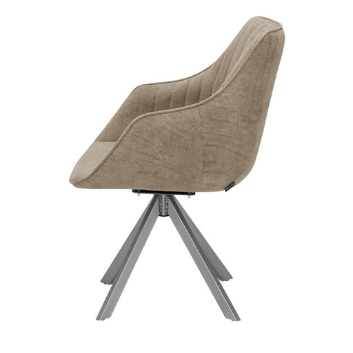 Scaun Rotativ Cu Brat Cloud, Maro, 59 Cm