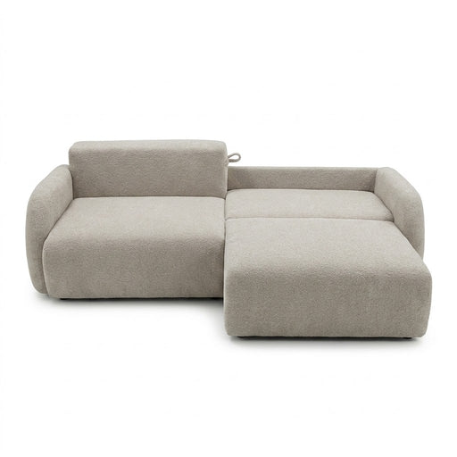 Canapea Extensibila Cu Lada Depozitare Rondo, Crem, 235 Cm