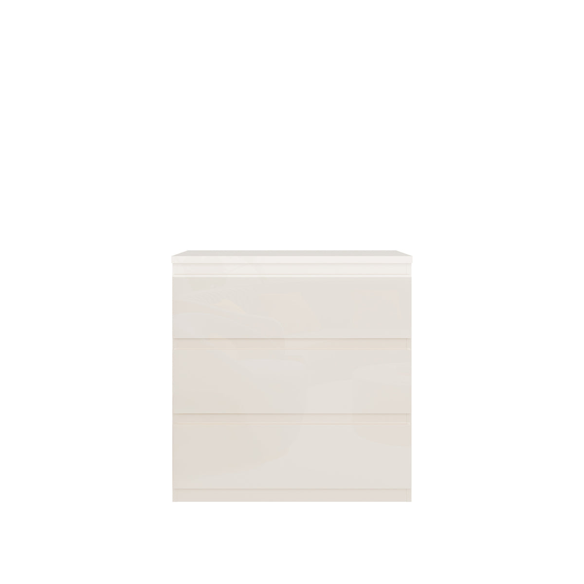 Comoda 3 Sertare Lipgloss Sand, 77.3 Cm