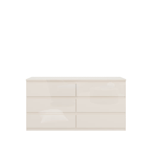 Comoda 6 Sertare Lipgloss Sand, 153.5 Cm
