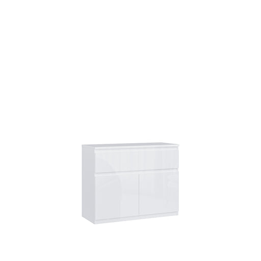 Comoda 2 Usi 1 Sertar Lipgloss White  Lqxk224-C87, 100 Cm