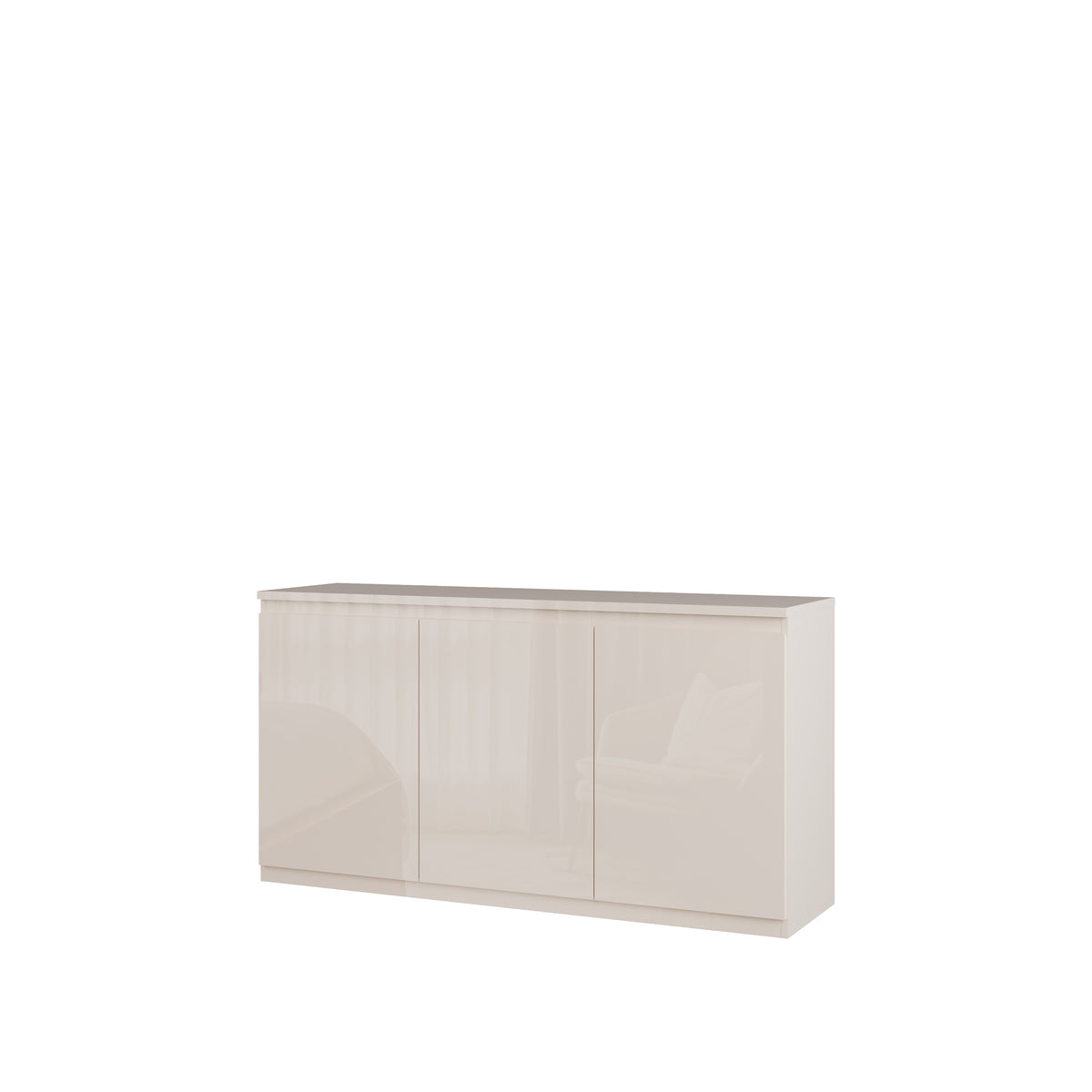 Bufet 3 Usi Lipgloss Sand, 149.7 Cm