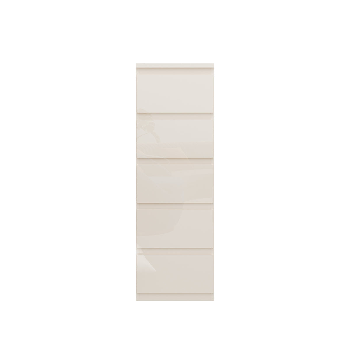 Comoda 5 Sertare Lipgloss Sand, 41.9 Cm