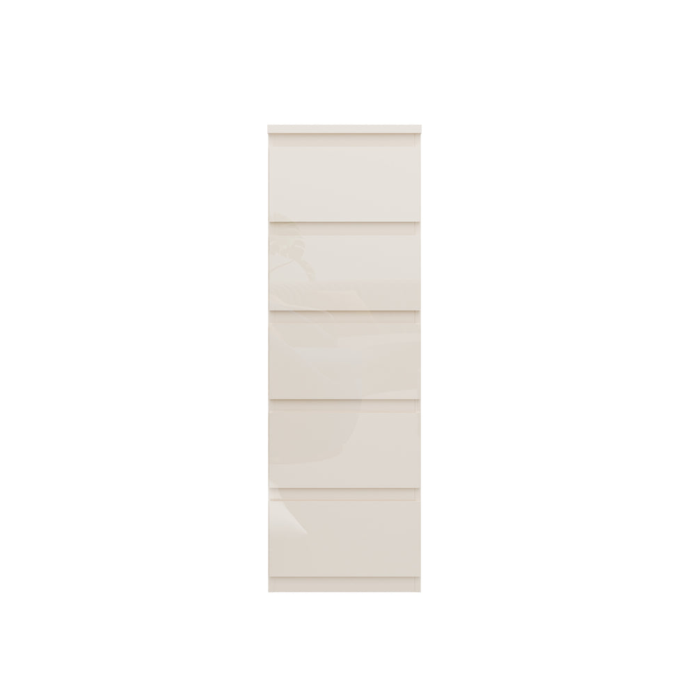 Comoda 5 Sertare Lipgloss Sand, 41.9 Cm