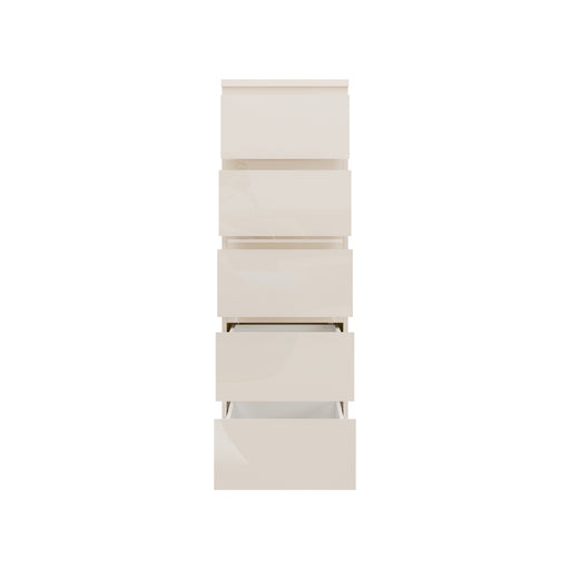 Comoda 5 Sertare Lipgloss Sand, 41.9 Cm