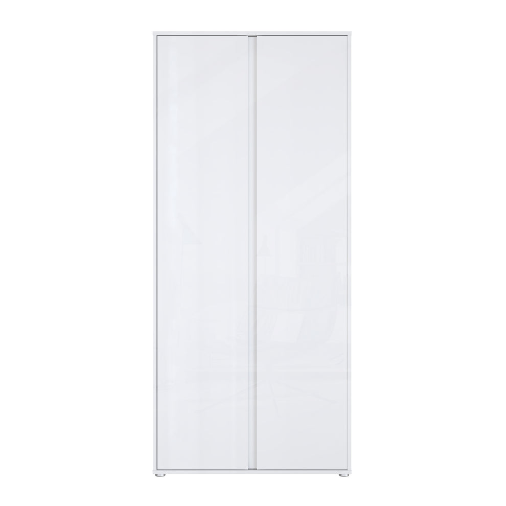 Dulap 2 Usi Lipgloss White, 86.3 Cm