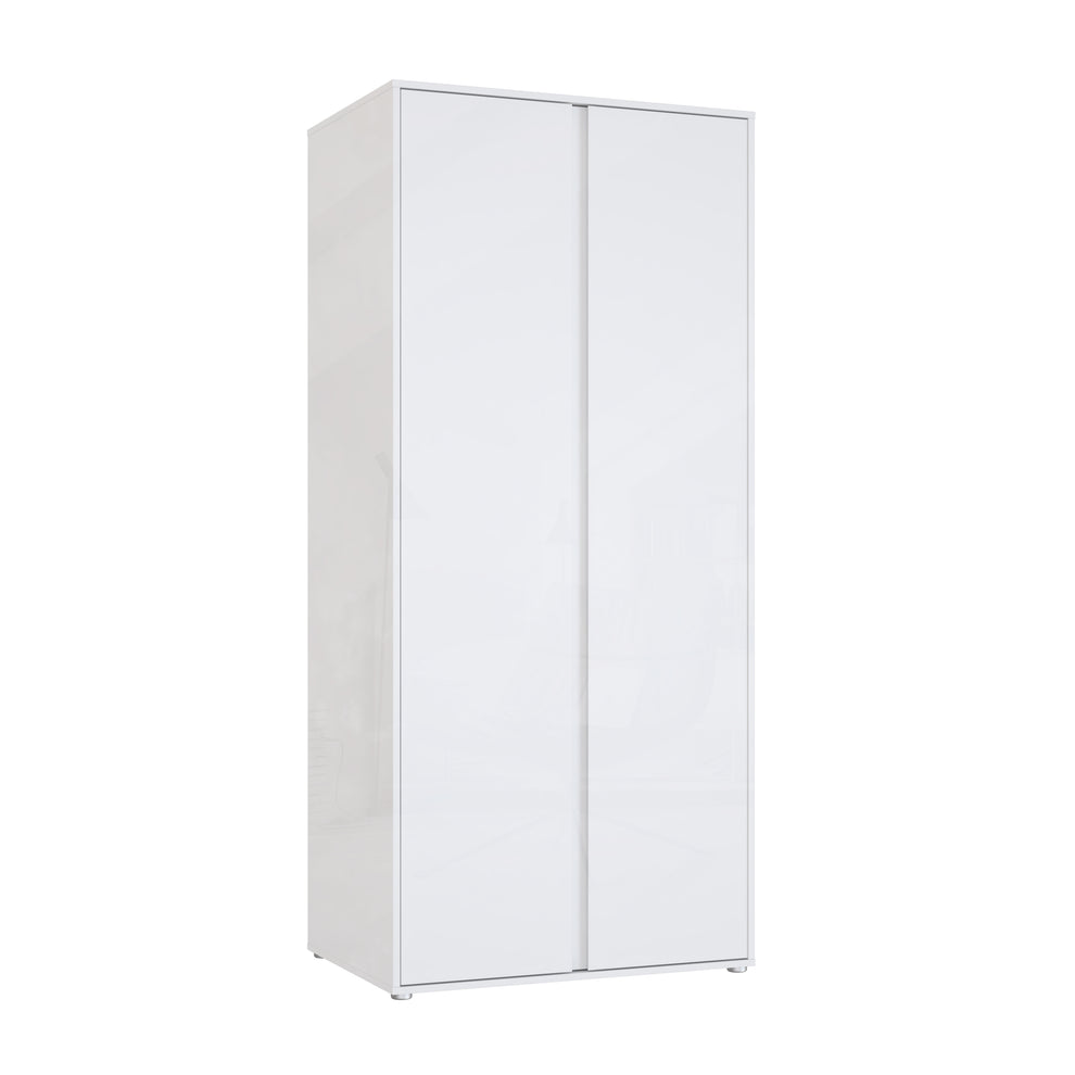 Dulap 2 Usi Lipgloss White, 86.3 Cm