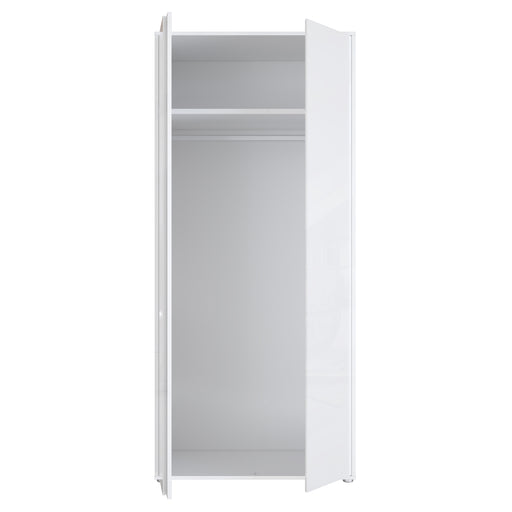 Dulap 2 Usi Lipgloss White, 86.3 Cm