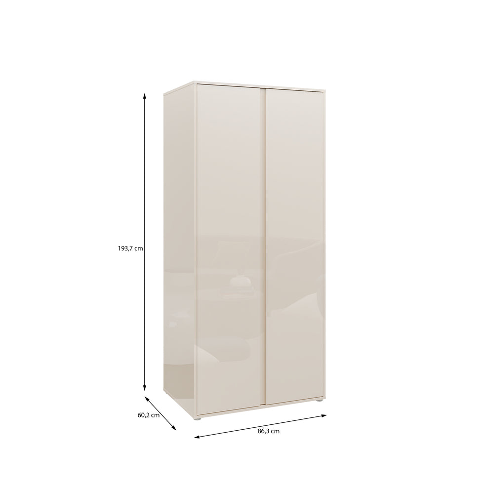 Dulap 2 Usi Lipgloss Sand, 86.3 Cm
