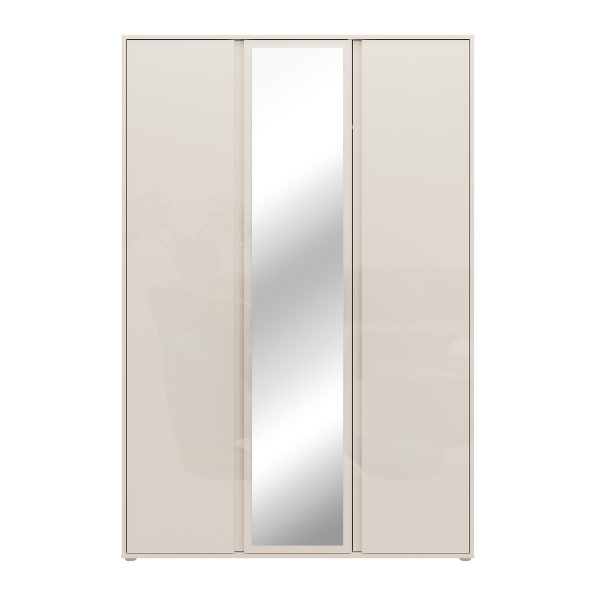 Dulap 3 Usi Lipgloss Sand, 129.6 Cm