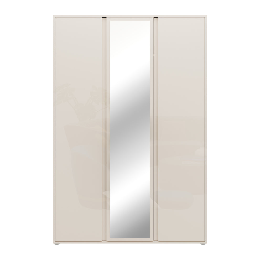 Dulap 3 Usi Lipgloss Sand, 129.6 Cm