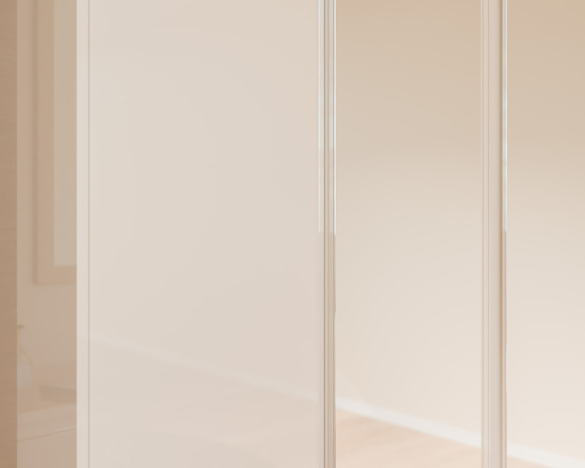 Dulap 4 Usi Si 4 Sertare Lipgloss Sand, 177.6 Cm