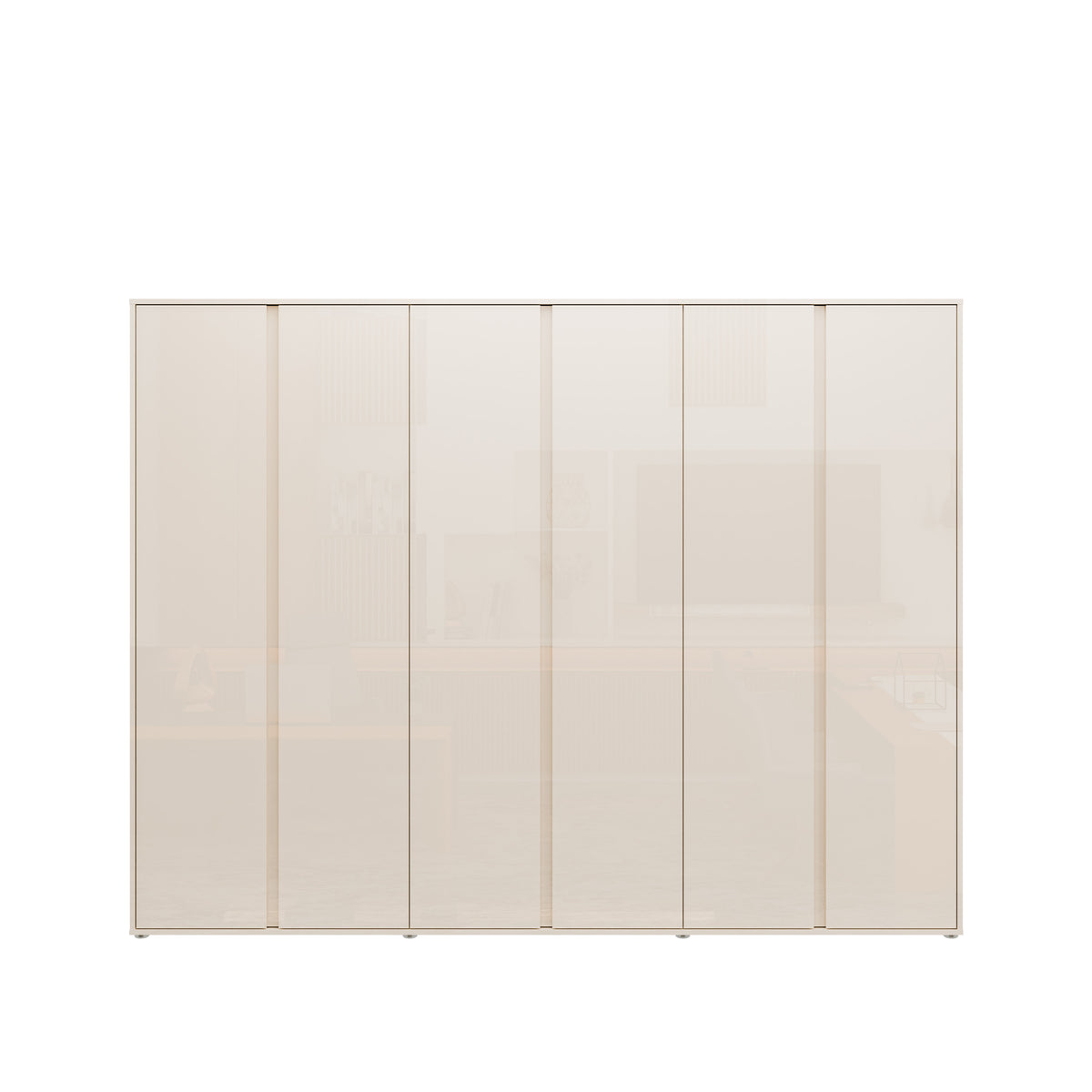 Dulap 6 Usi Lipgloss Sand, 252 Cm