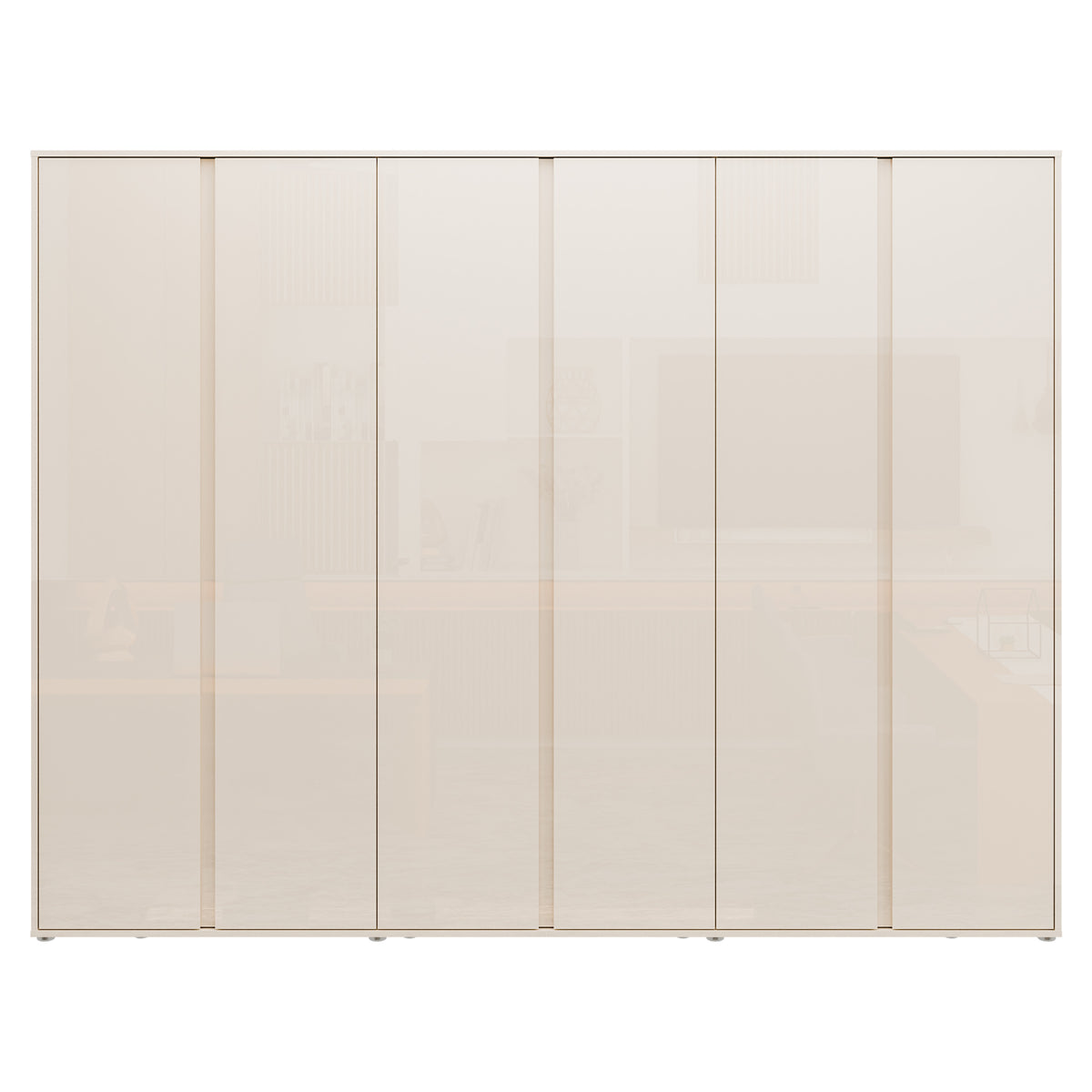 Dulap 6 Usi Lipgloss Sand, 252 Cm