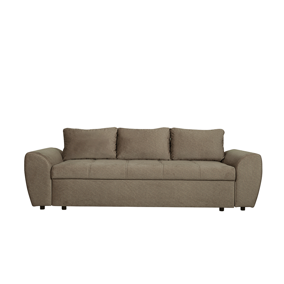 canapea-extensibila-lorena-lux-3-locuri-250-cm maro cu lada