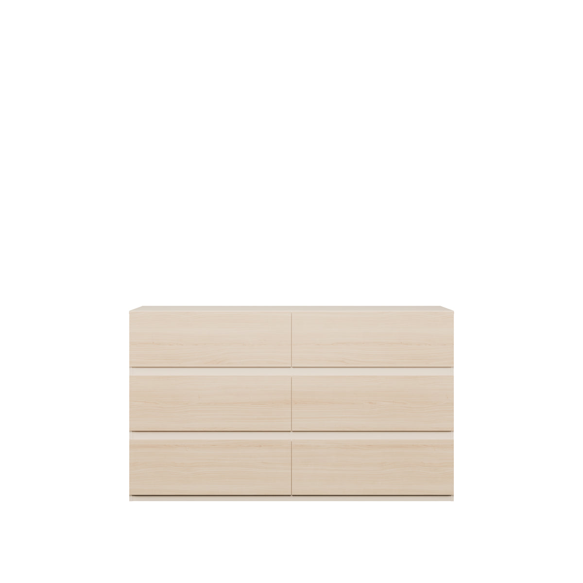 Comoda Pineapple 6 Sertare, Riva Oak Si Sand, 149.3 Cm