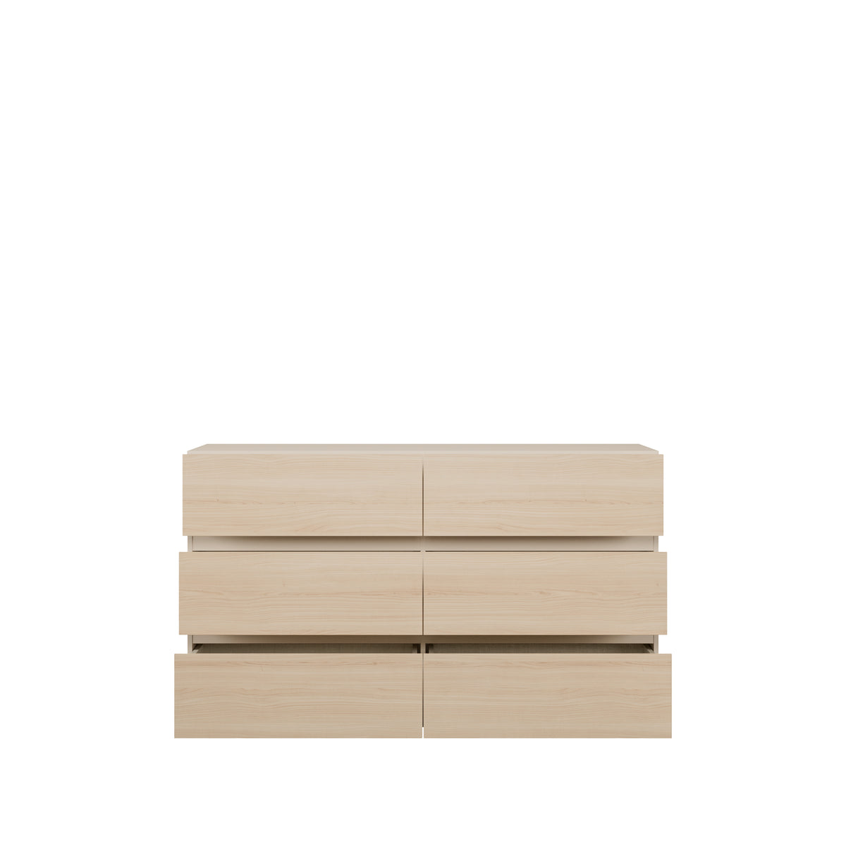 Comoda Pineapple 6 Sertare, Riva Oak Si Sand, 149.3 Cm