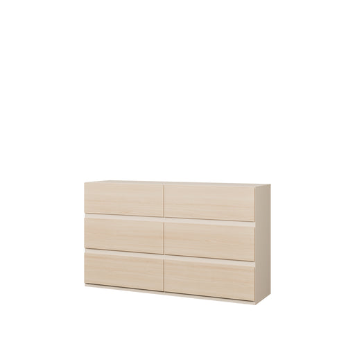Comoda Pineapple 6 Sertare, Riva Oak Si Sand, 149.3 Cm