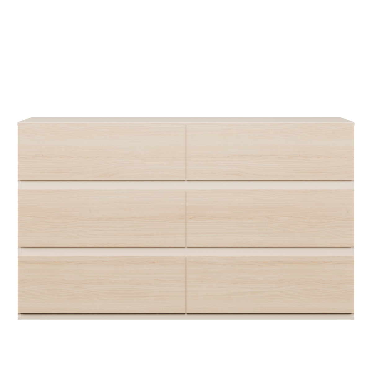 Comoda Pineapple 6 Sertare, Riva Oak Si Sand, 149.3 Cm