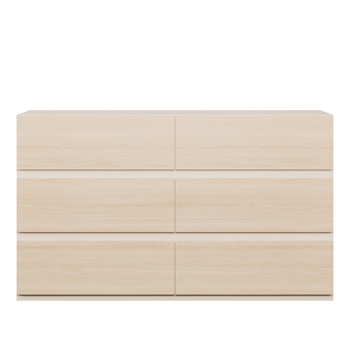 Comoda Pineapple 6 Sertare, Riva Oak Si Sand, 149.3 Cm