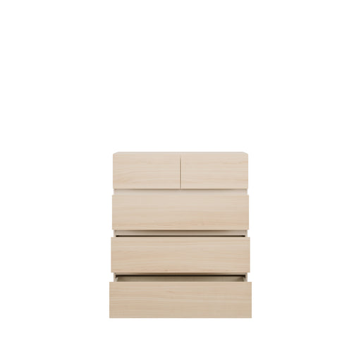 Comoda Pineapple 5 Sertare, Riva Oak Si Sand, 99.9 Cm
