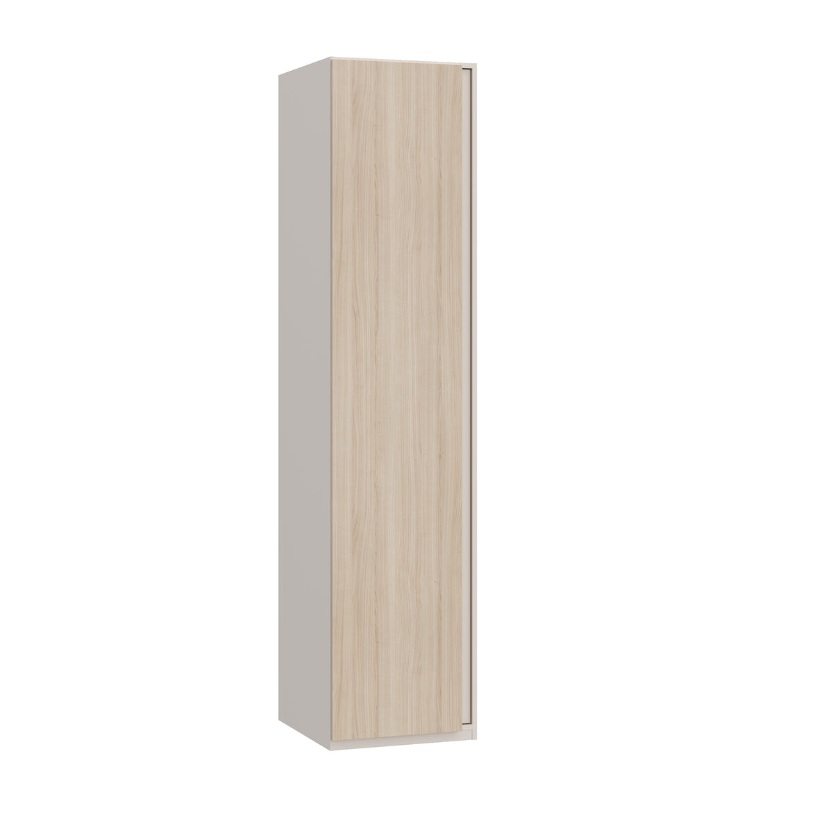 Dulap 1 Usa Pineapple, Cu Polite, Riva Oak Si Sand, 48 Cm