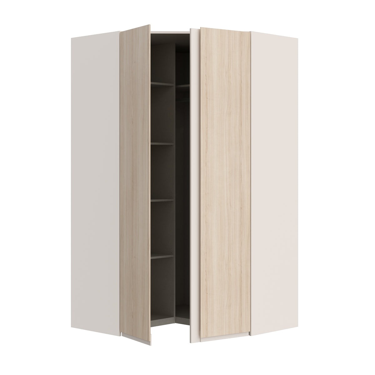 Dulap Colt 2 Usi Pineapple, Riva Oak Si Sand, 116.8 Cm