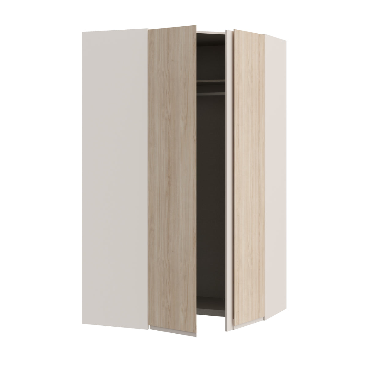 Dulap Colt 2 Usi Pineapple, Riva Oak Si Sand, 116.8 Cm