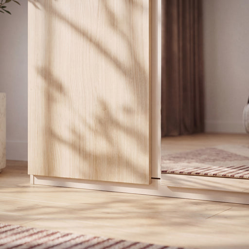 Dulap 2 Usi Pineapple, Riva Oak Si Sand, 88.9 Cm