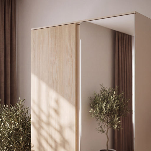 Dulap 2 Usi Pineapple, Riva Oak Si Sand, 88.9 Cm