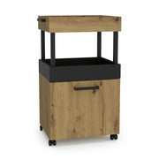 Comoda Home Bar 2 Pe Role, 50.2 x 88.5 x 41 cm