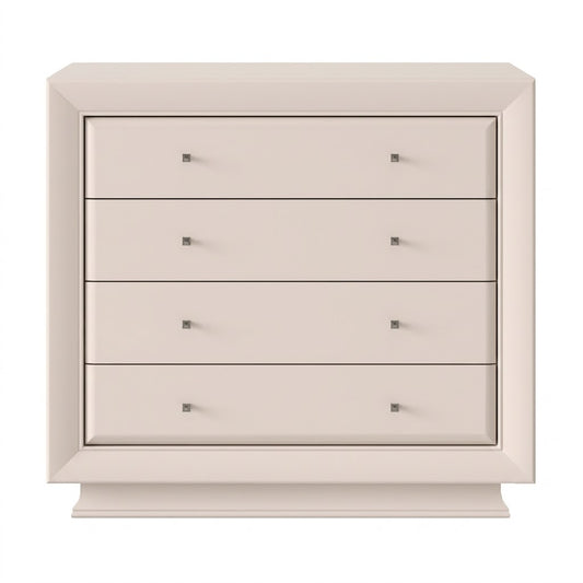 Comoda 4 Sertare Loisir, Alb, 106.5 Cm