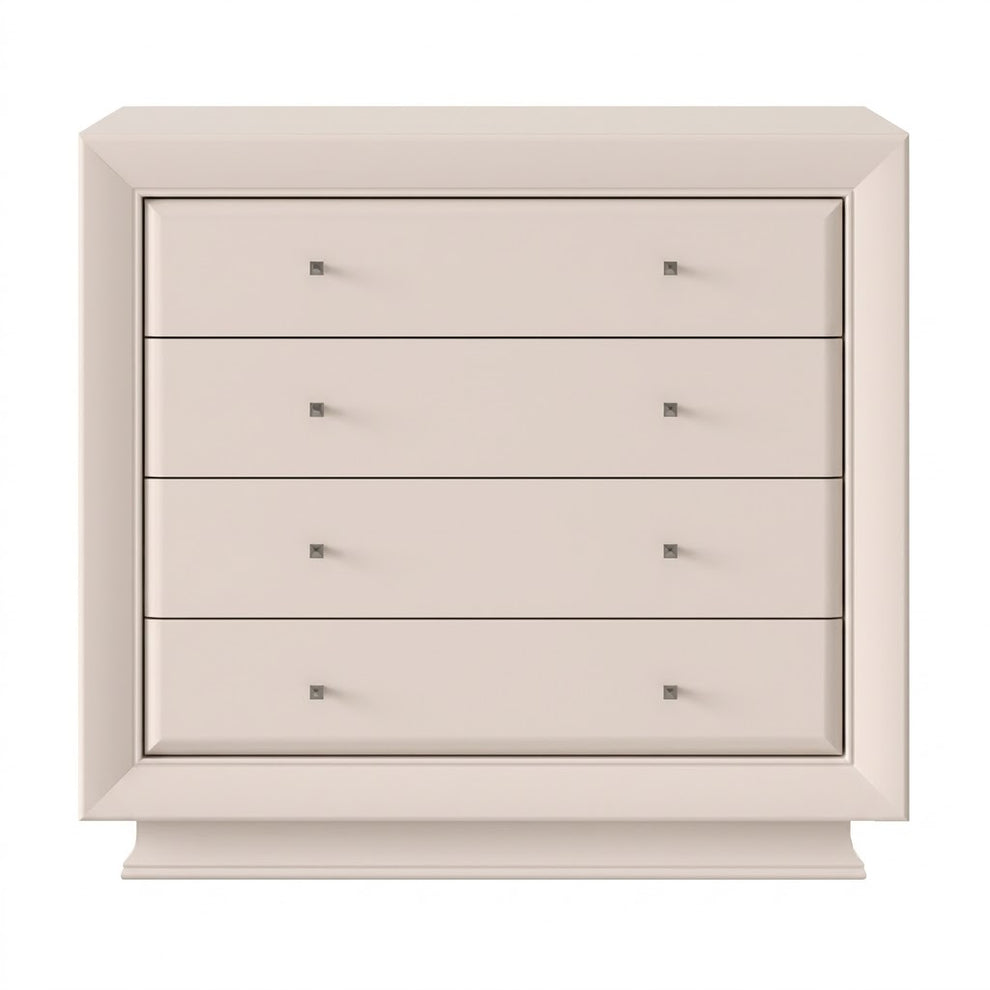 Comoda 4 Sertare Loisir, Alb, 106.5 Cm