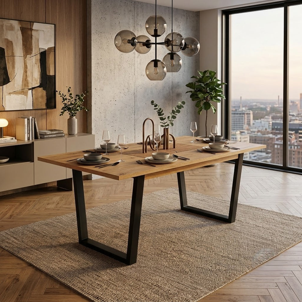Masa Extensibila Leuna 180/230 x 90 x 76.5 Cm