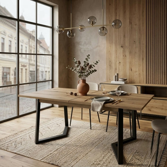 Masa Extensibila Soho Nordian Oak 160/210 X 90 X 76.5 Cm