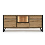 Comoda 2 Usi Si 1 Sertar Soho Nordian Oak 147.5 Cm
