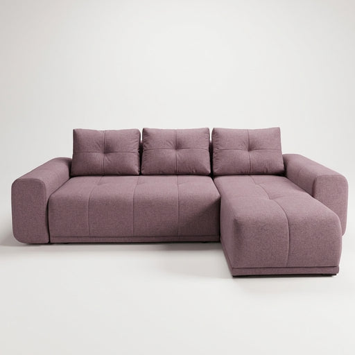coltar-extensibil-dreamer-interschimbabil-stanga-dreapta-290-cm roz pudra cu lada