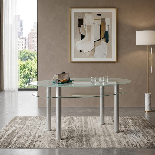 Masa Diaryo, Sticla, 160 x 80 x 75 Cm
