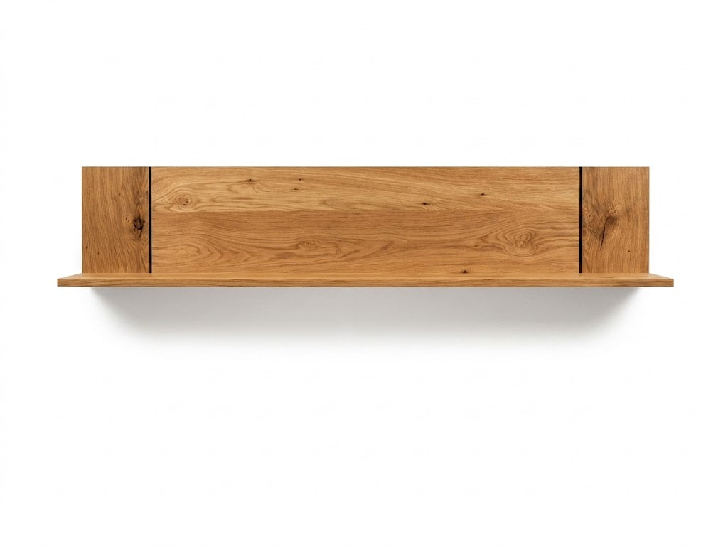 Polita Dakota Natur, Furnir Din Lemn Masiv, 150 Cm