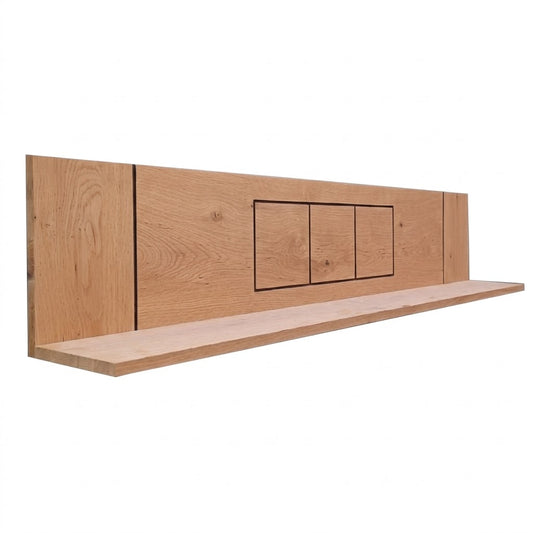 Raft Perete Stejar 3 Blk,  150 Cm- Resigilat