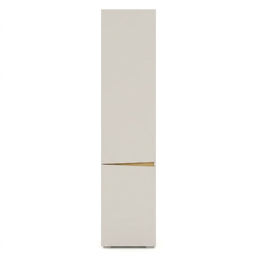 Etajera Inchisa Leonard 2 Usi Stanga, Casmere Si Stejar Artizan, 198 Cm