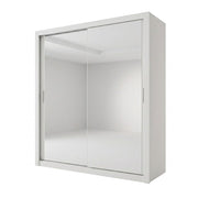 Dulap Thea Cu 2 Usi Glisante, Alb, 150 Cm